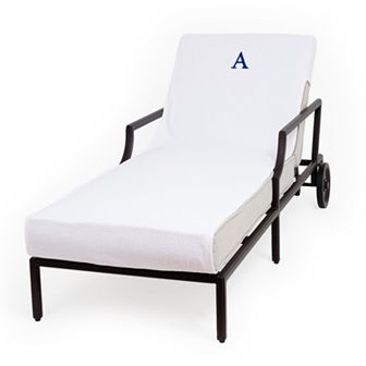 Linum Home Textiles Turkish Cotton Personalized Chaise Lounge Chair Slipcover