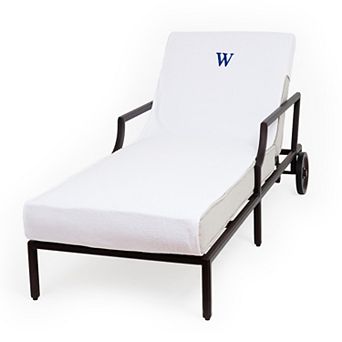 Linum Home Textiles Turkish Cotton Personalized Chaise Lounge Chair Slipcover