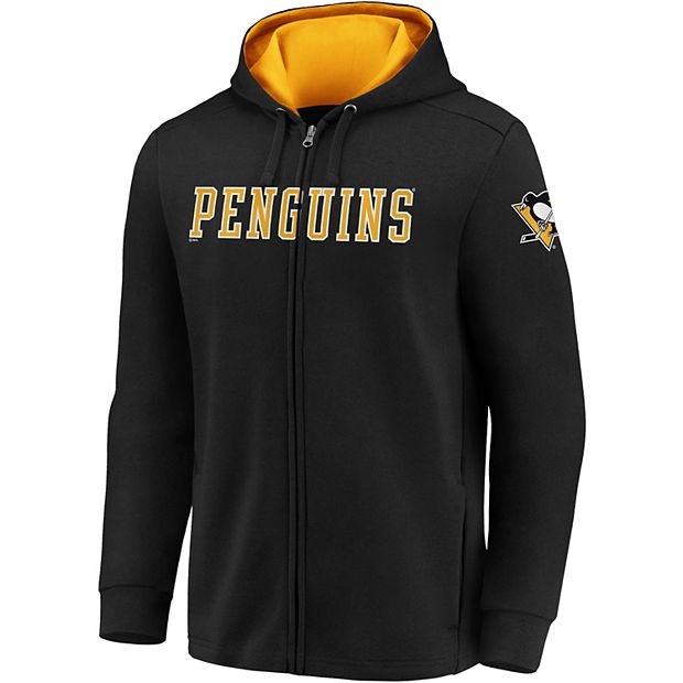 Men's Fanatics Pittsburgh Penguins Fleece Full-Zip Hoodie