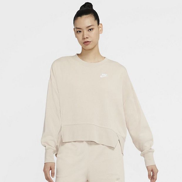 Nike crewneck best sale sweatshirt oatmeal