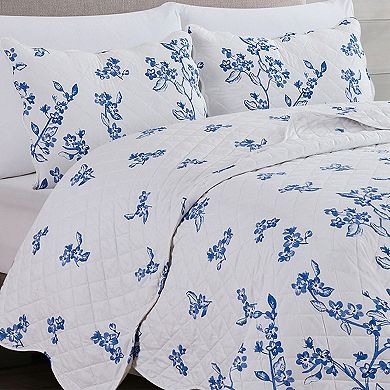 Madelinen® Raelynn Fading Floral Quilt and Sham Set