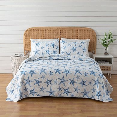 Madelinen® Trinidad Coastal Quilt and Sham Set