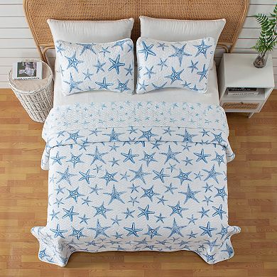 Madelinen® Trinidad Coastal Quilt and Sham Set