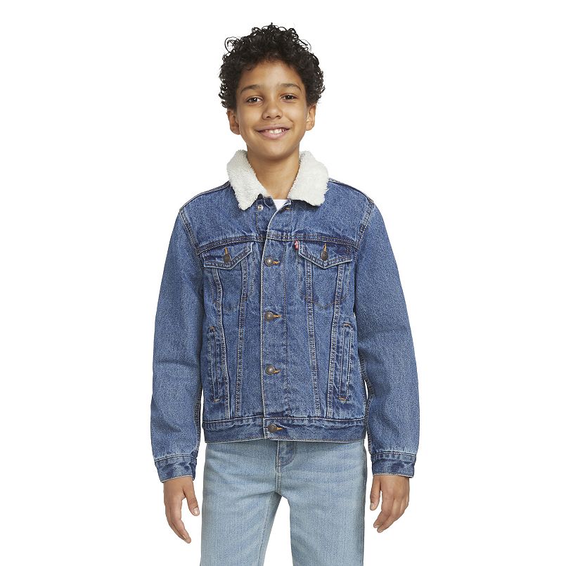 Boys 8-20 Levi's Faux Shearling Collar Trucker Jacket