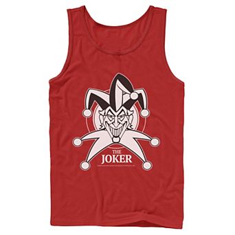 Men's DC Comics Joker Smiling Classic Poster Tank Top