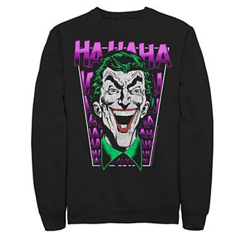 Men's DC Comics Batman The Joker Laughing Sweatshirt