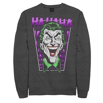 Men's DC Comics Batman The Joker Laughing Sweatshirt