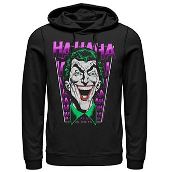 Men's DC Comics Batman The Joker Laughing Hoodie