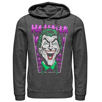 Men's DC Comics Batman The Joker Laughing Hoodie