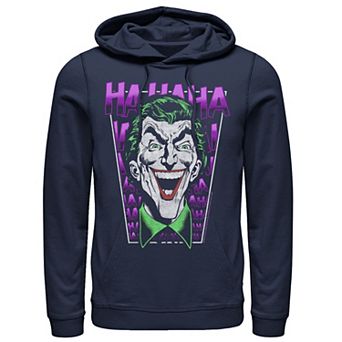 Men's DC Comics Batman The Joker Laughing Hoodie