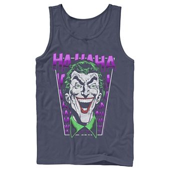 Men's DC Comics Batman The Joker Laughing Tank Top