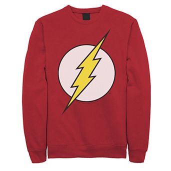 Men's DC Comics The Flash Large Classic Chest Logo Sweatshirt
