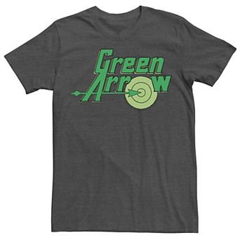 Men's DC Comics The Green Arrow Vintage Text Poster Tee