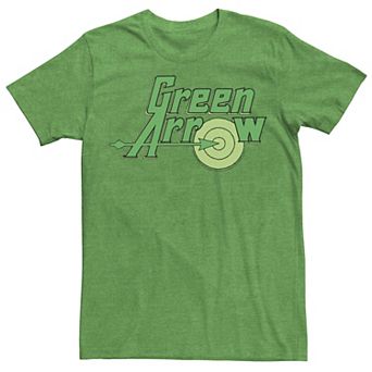 Men's DC Comics The Green Arrow Vintage Text Poster Tee