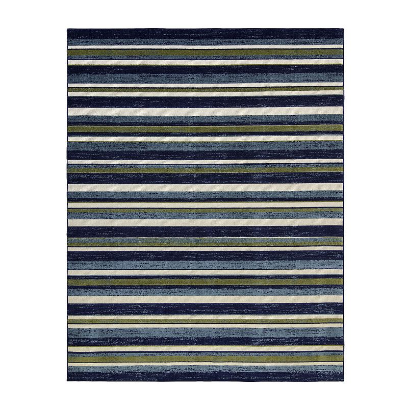 Avenue 33 Fosel Muxia Indoor Outdoor Area Rug, Blue, 9X13 Ft