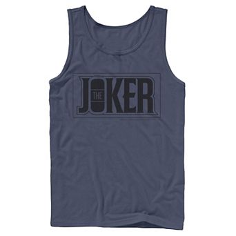 Men's DC Comics The Joker Bold Text Poster Tank Top