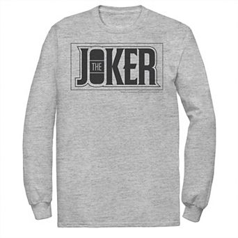 Men's DC Comics The Joker Bold Text Poster Tee