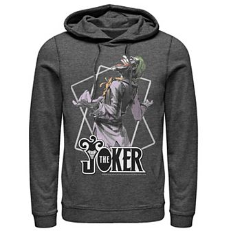 Men's DC Comics The Joker Card Outline Hoodie