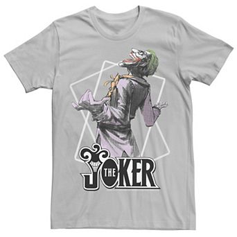 Men's DC Comics The Joker Card Outline Tee