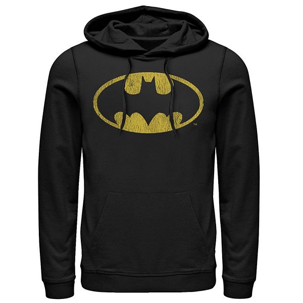 Men's DC Comics Batman Distressed Classic Logo Hoodie