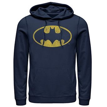 Men's DC Comics Batman Distressed Classic Logo Hoodie