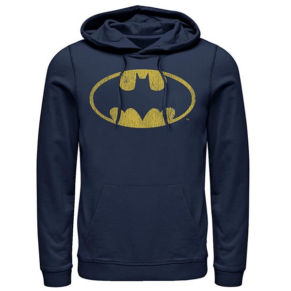 Men's DC Comics Batman Distressed Classic Logo Hoodie
