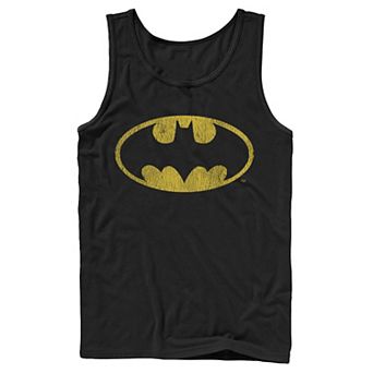 Men's DC Comics Batman Distressed Classic Logo Tank Top