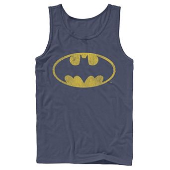 Men's DC Comics Batman Distressed Classic Logo Tank Top