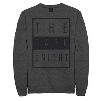 Men's DC Comics Batman The Dark Knight Block Poster Sweatshirt