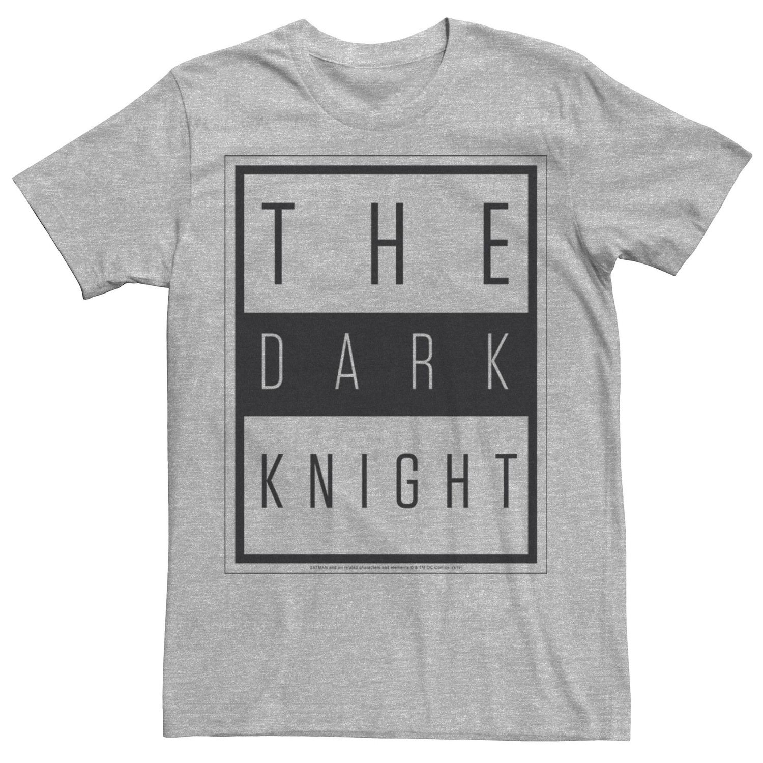 Men's DC Comics Batman The Dark Knight Block Poster Tee