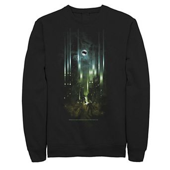 Men's DC Comics Batman Street Lights Poster Sweatshirt