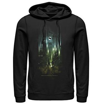 Men's DC Comics Batman Street Lights Poster Hoodie