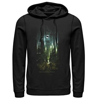 Men's DC Comics Batman Street Lights Poster Hoodie