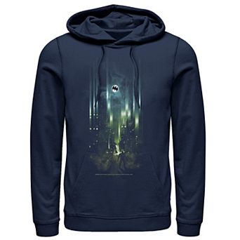 Men's DC Comics Batman Street Lights Poster Hoodie