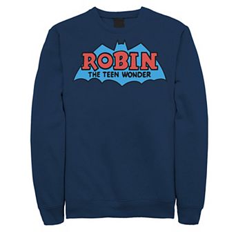 Men's DC Comics Robin The Teen Wonder Classic Logo Sweatshirt