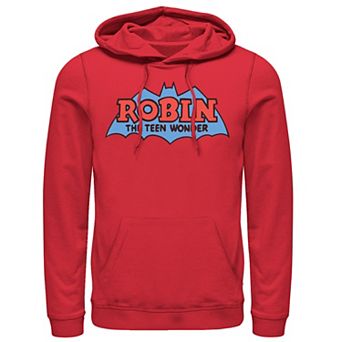 Men's DC Comics Robin The Teen Wonder Classic Logo Hoodie
