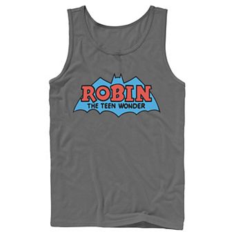 Men's DC Comics Robin The Teen Wonder Classic Logo Tank Top