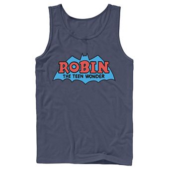 Men's DC Comics Robin The Teen Wonder Classic Logo Tank Top