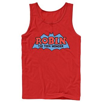 Men's DC Comics Robin The Teen Wonder Classic Logo Tank Top