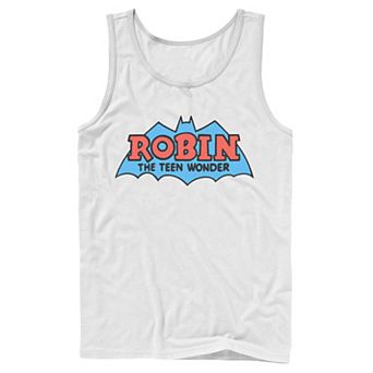 Men's DC Comics Robin The Teen Wonder Classic Logo Tank Top