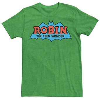 Men's DC Comics Robin The Teen Wonder Classic Logo Tee