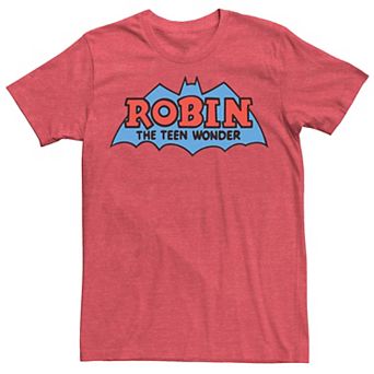 Men's DC Comics Robin The Teen Wonder Classic Logo Tee