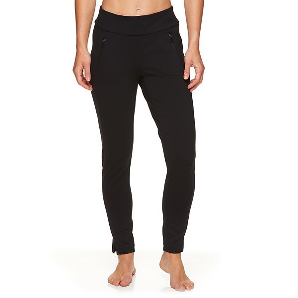 Womens Black Gaiam Pants - Bottoms, Clothing
