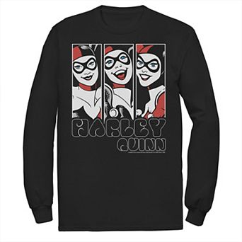 Men's Batman Harley Quinn Vintage Portrait Panel Tee