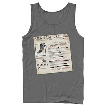 Men's Batman Harley Quinn Akham Asylum Records Tank Top