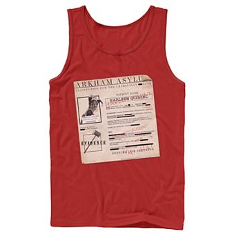 Men's Batman Harley Quinn Akham Asylum Records Tank Top