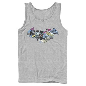 Men's DC Comics Batman Dark Comic Logo Tank Top