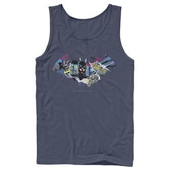 Men's DC Comics Batman Dark Comic Logo Tank Top