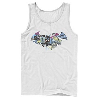 Men's DC Comics Batman Dark Comic Logo Tank Top