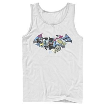Men's DC Comics Batman Dark Comic Logo Tank Top
